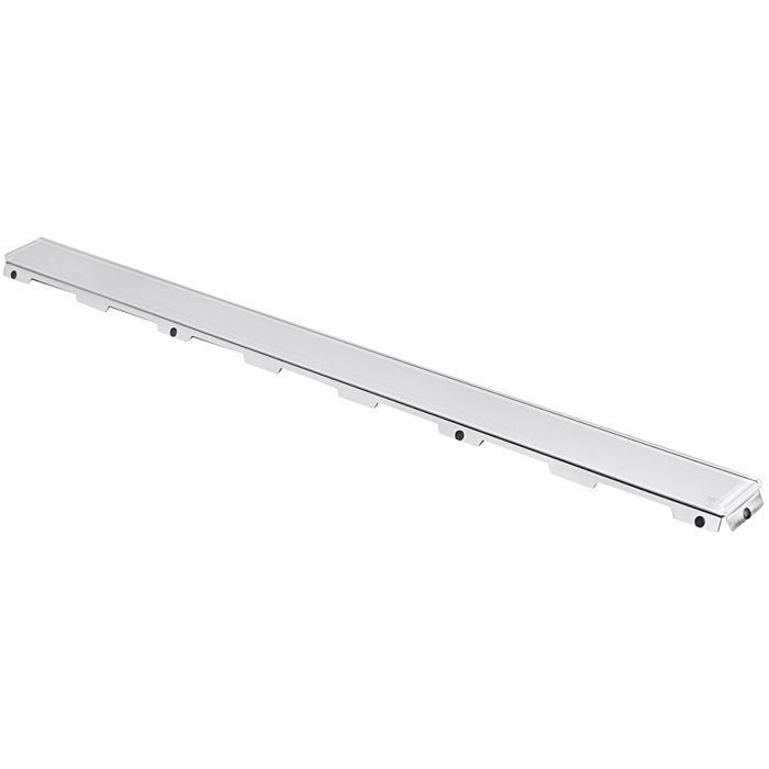 TECE-grate-601291-TECEdrainline-glass-white-1200-mm-Stainless-Steel-polished