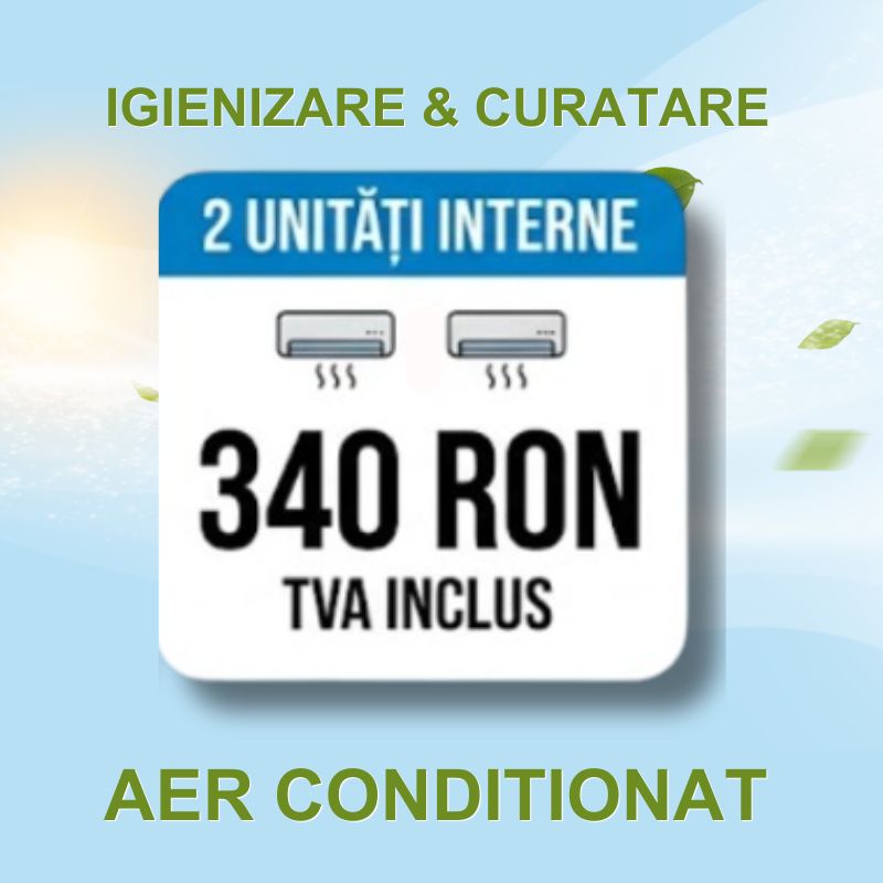 Igienizare si Curatare Aparate de Aer Conditionat in Cluj-Napoca si Imprejurimi (2 Aparate)